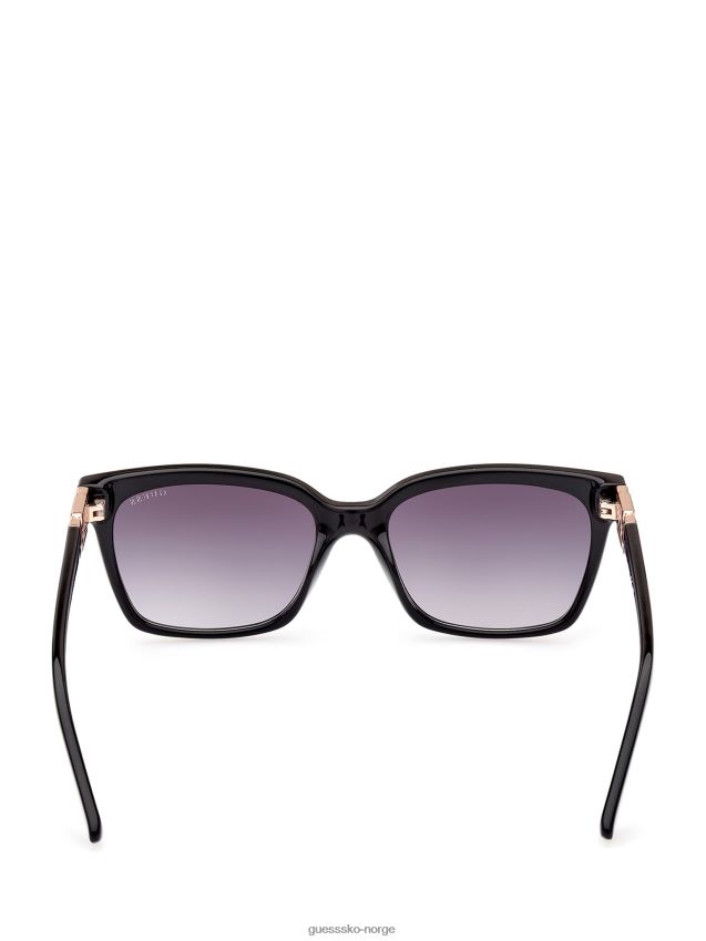 Guess firkantede plast solbriller sølv sølv unisex F0LJ8010308