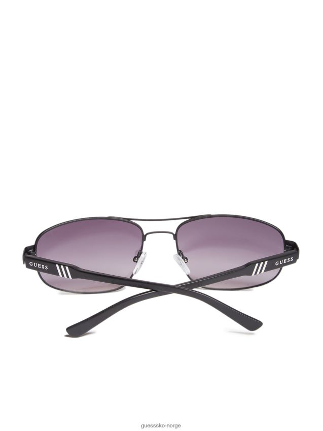 Guess grå lyng solid flyger solbriller grå lyng solid unisex F0LJ808830