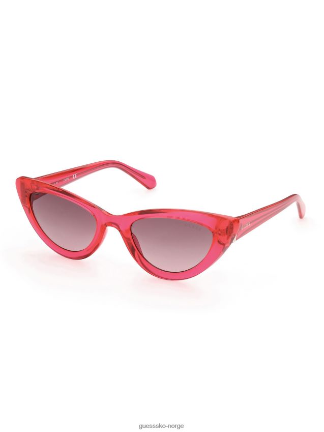 Guess katteøyne solbriller rosa rosa unisex F0LJ806478