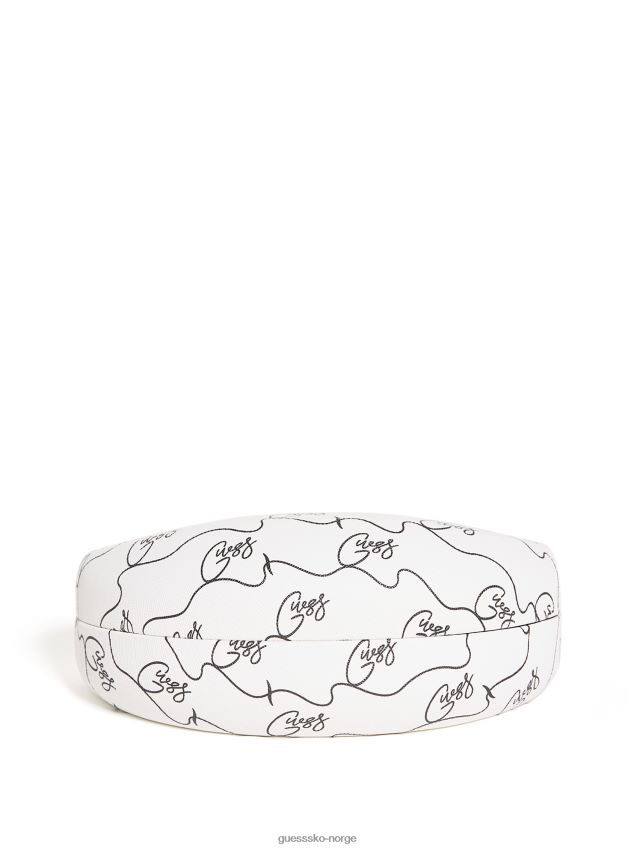 Guess krem script logo solbriller hardt etui krem unisex F0LJ807796