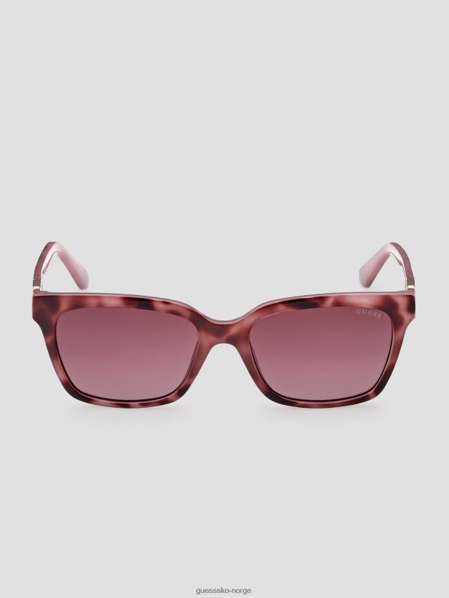 Guess lilla firkantede plastsolbriller lilla unisex F0LJ8010309