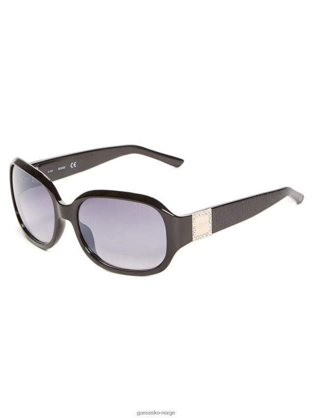 Guess logo plast solbriller sølv sølv unisex F0LJ807812