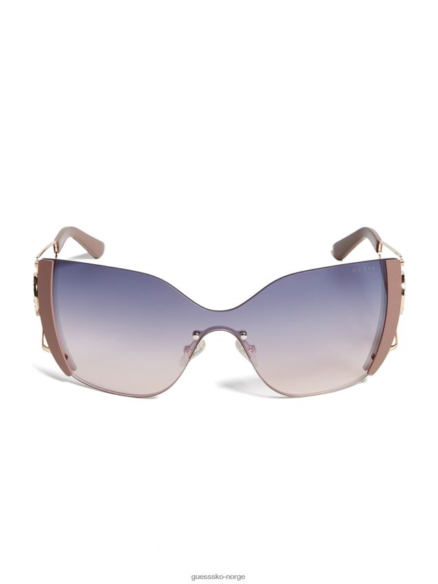 Guess lorin cat-eye solbriller gull gull unisex F0LJ8010314