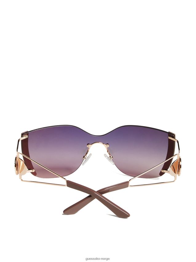 Guess lorin cat-eye solbriller gull gull unisex F0LJ8010314