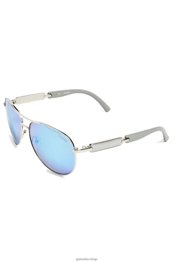 Guess marine klassiske aviator solbriller marinen unisex F0LJ807773