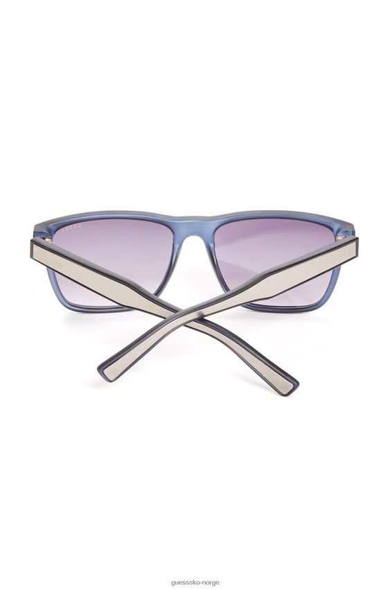 Guess metallarm firkantede solbriller blå blå unisex F0LJ808777