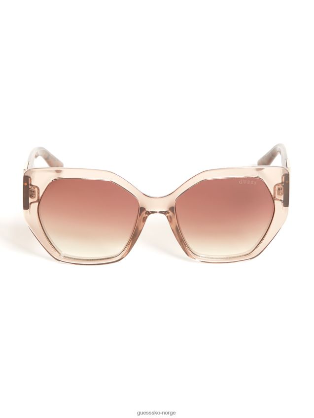 Guess naken trekant geometriske solbriller naken unisex F0LJ8010275