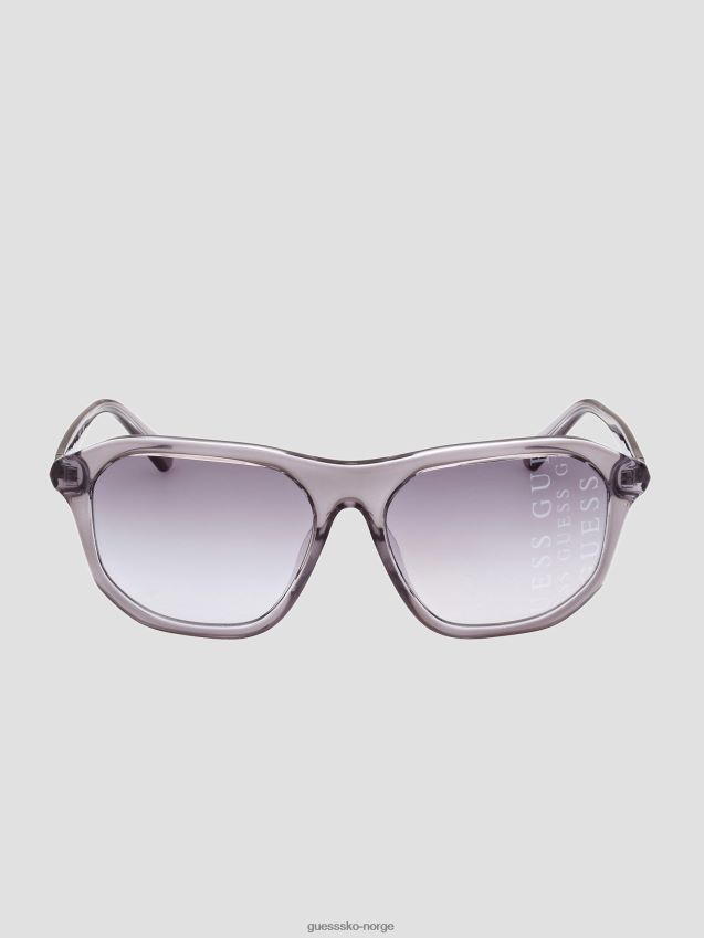 Guess navigator solbriller i grå plast grå unisex F0LJ8011083