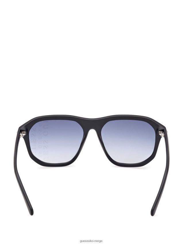 Guess navigator solbriller i plast svart svart unisex F0LJ8010856