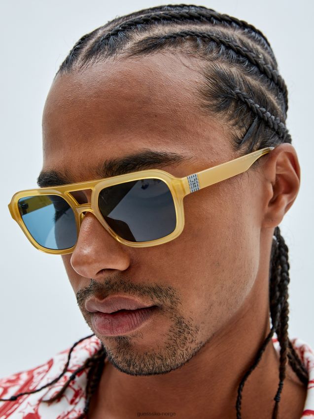 Guess originals aviator solbriller skinnende beige/brun skinnende beige/brun unisex F0LJ8010254