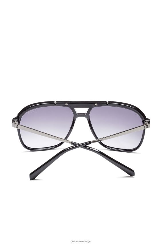 Guess oversized navigator solbriller svart svart unisex F0LJ808807