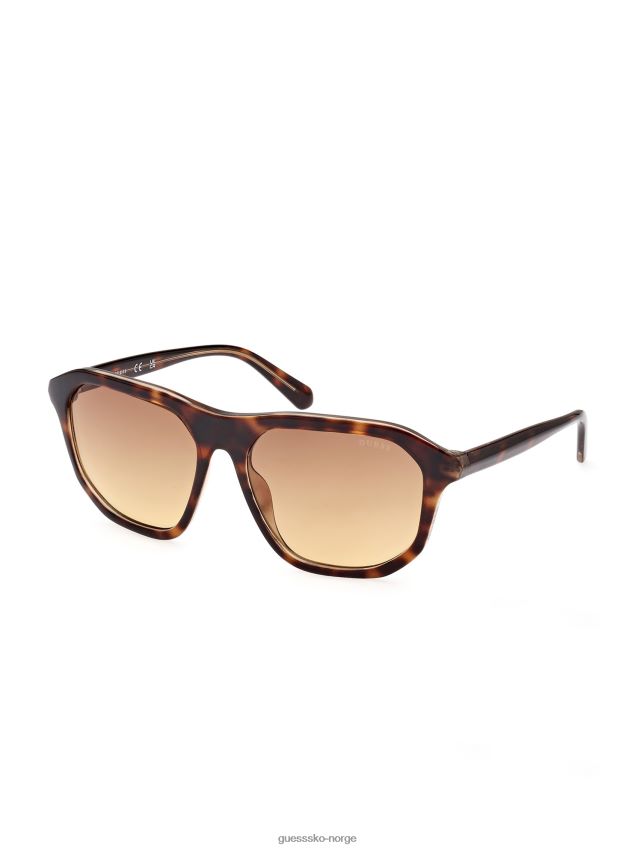 Guess plast navigator solbriller mørk havana/gradient brn mørk havana/gradient brn unisex F0LJ8010862