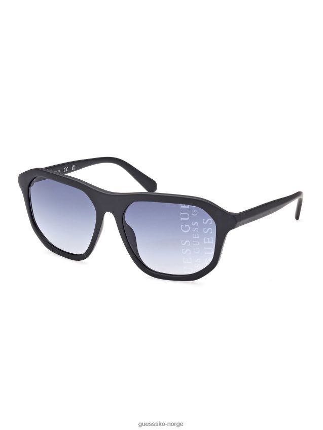 Guess rektangulære solbriller modell blå blå unisex F0LJ801590