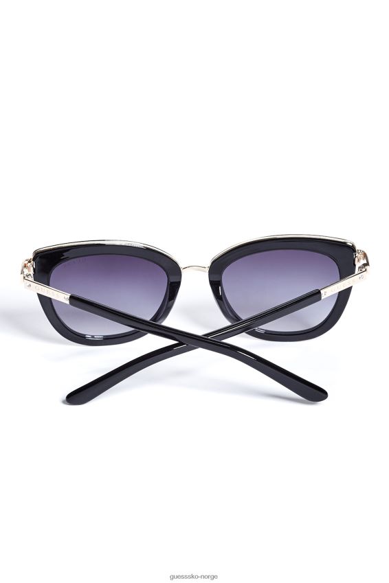 Guess sølv kattøye solbriller sølv unisex F0LJ807646