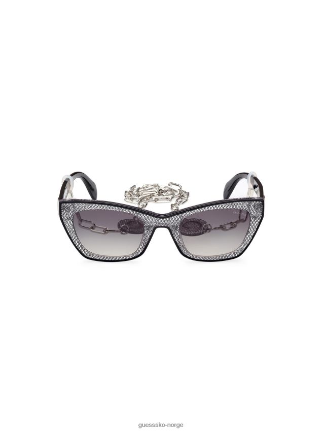 Guess sorte cat-eye solbriller modell svart unisex F0LJ804685