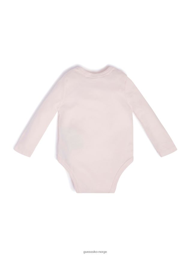 Guess eco core logo bodysuit (3-12m) ballerina ballerina unisex F0LJ8011655