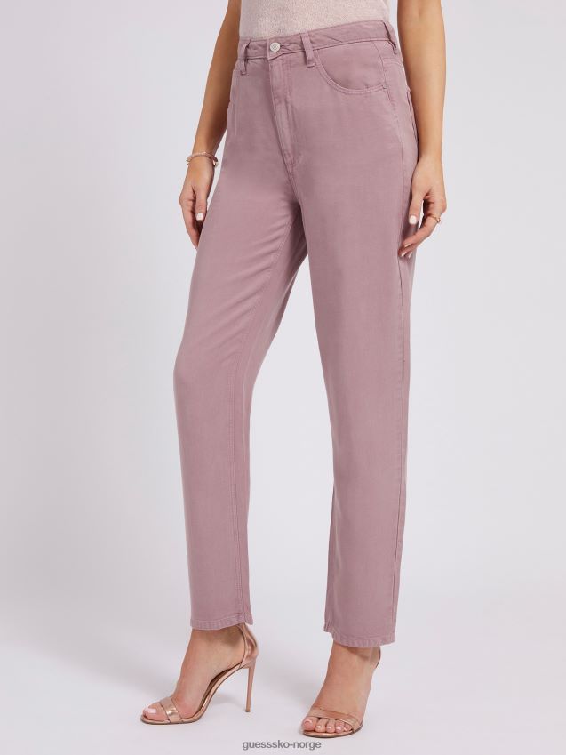 Guess avslappet passform denim bukse lilla lilla unisex F0LJ803264