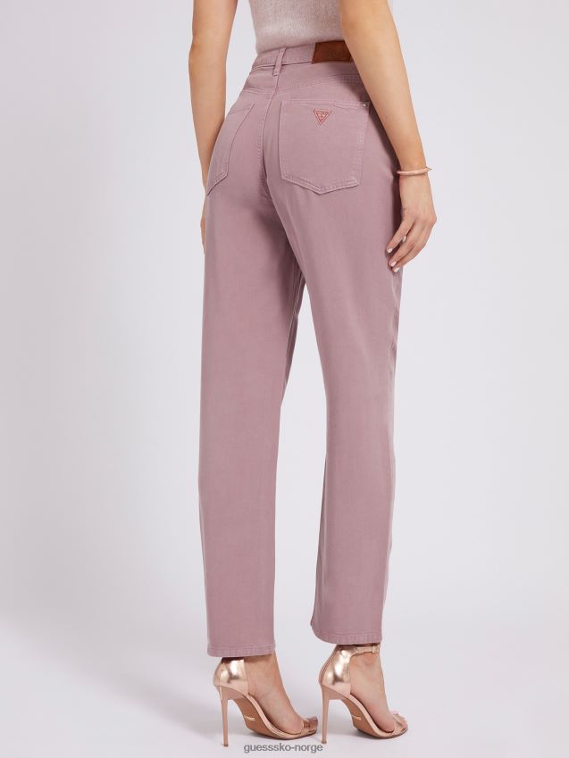 Guess avslappet passform denim bukse lilla lilla unisex F0LJ803264