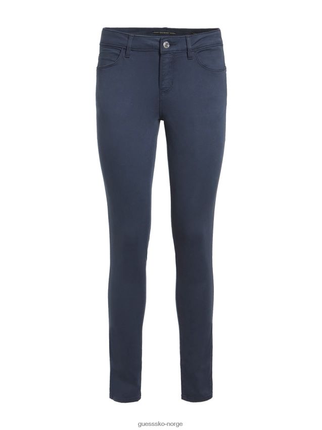 Guess blå multi skinny fit bukse blå multi unisex F0LJ803866