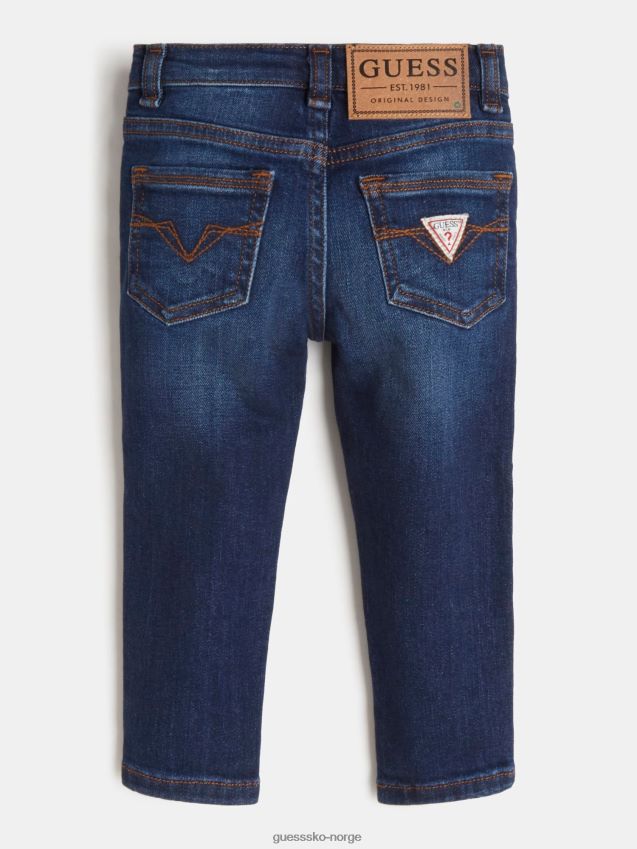 Guess blå skinny fit denim bukse ny mote blå unisex F0LJ802412