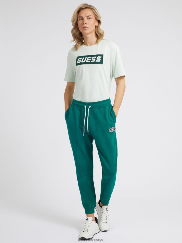Guess logo patch joggebukse grønn grønn unisex F0LJ80332