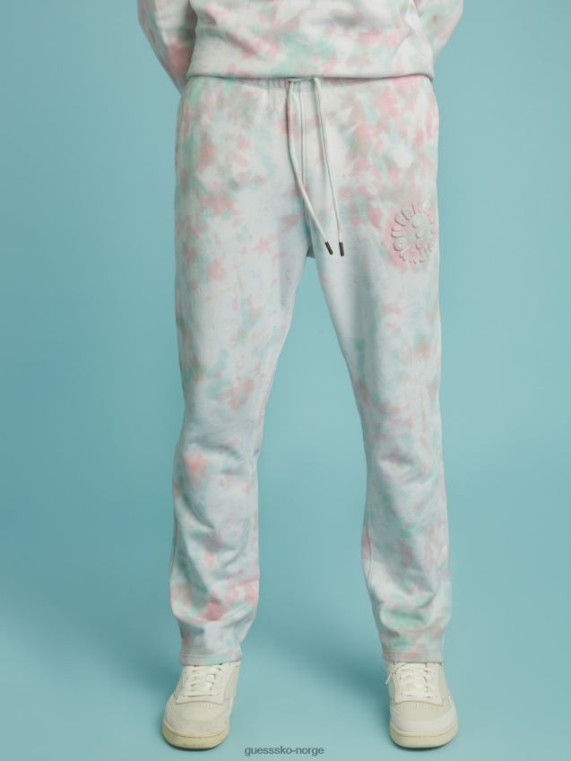 Guess logobukse foran i multi rosa multi rosa unisex F0LJ801288