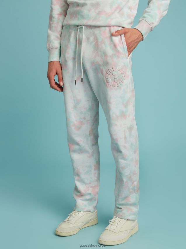 Guess logobukse foran i multi rosa multi rosa unisex F0LJ801288