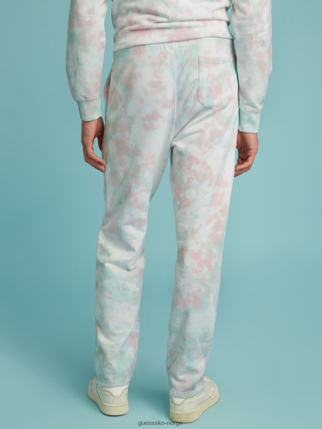 Guess logobukse foran i multi rosa multi rosa unisex F0LJ801288