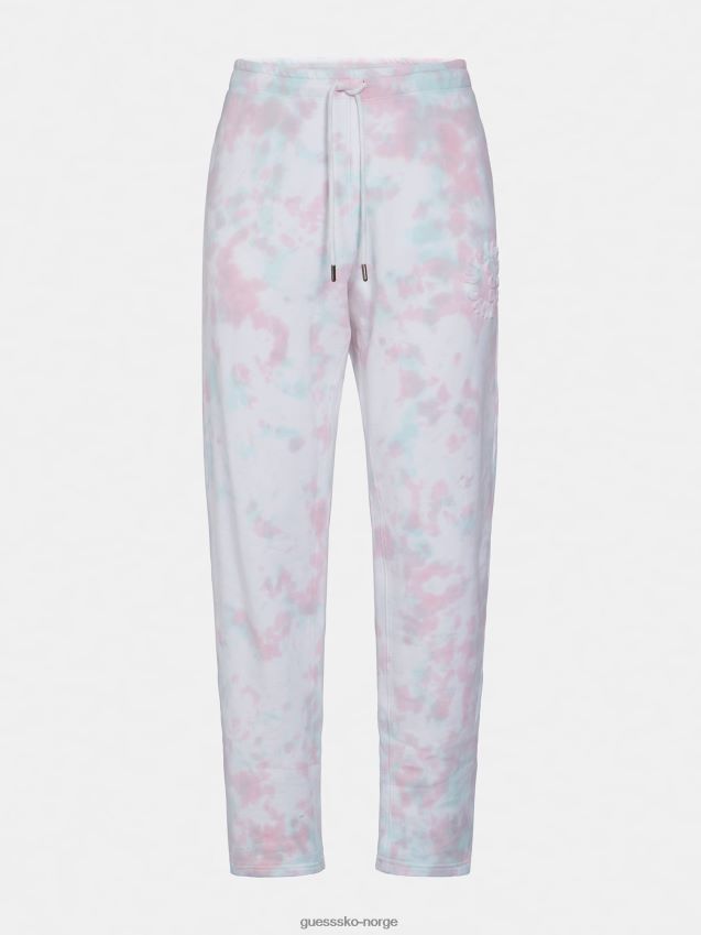 Guess logobukse foran i multi rosa multi rosa unisex F0LJ801288