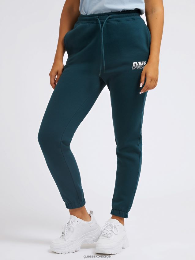 Guess sidelogo joggebukse blå blå unisex F0LJ804844