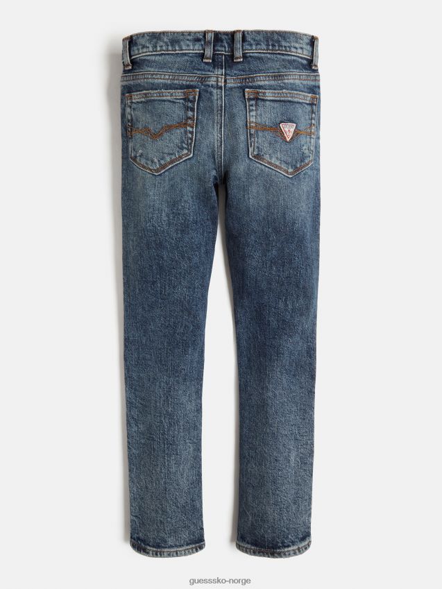 Guess skinny fit denim bukse blå ny mote blå unisex F0LJ802214