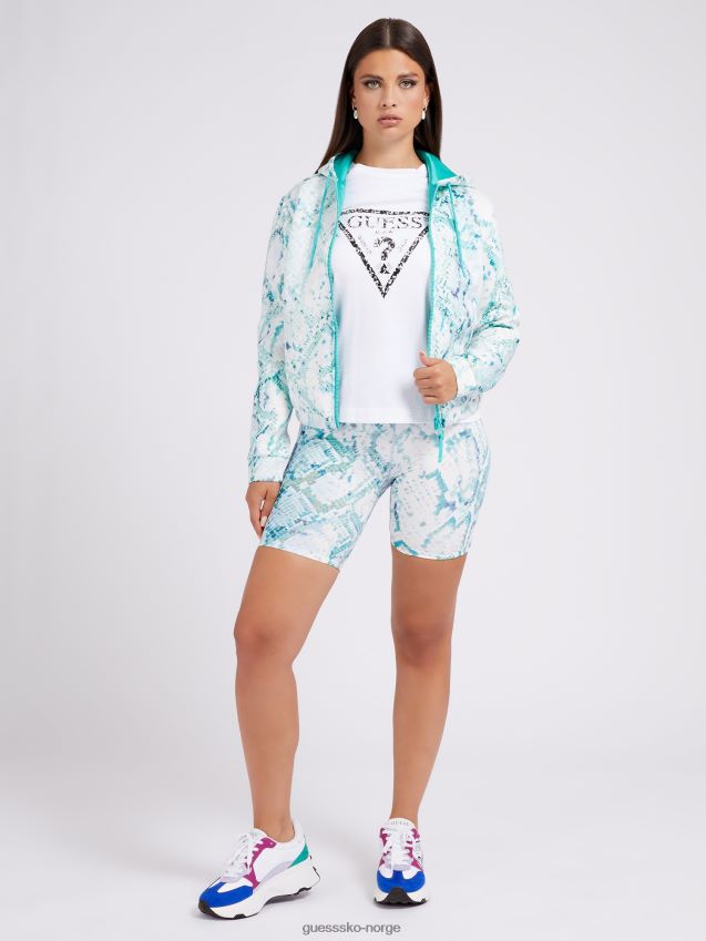 Guess flerfarget mønster animalier jakke flerfarget mønster unisex F0LJ804830