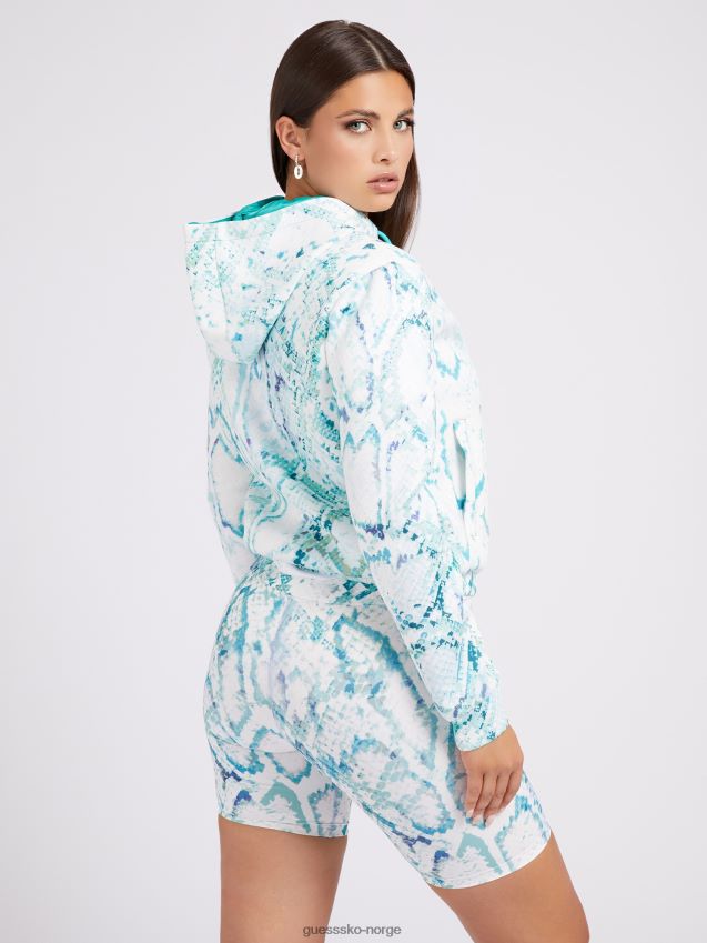 Guess flerfarget mønster animalier jakke flerfarget mønster unisex F0LJ804830