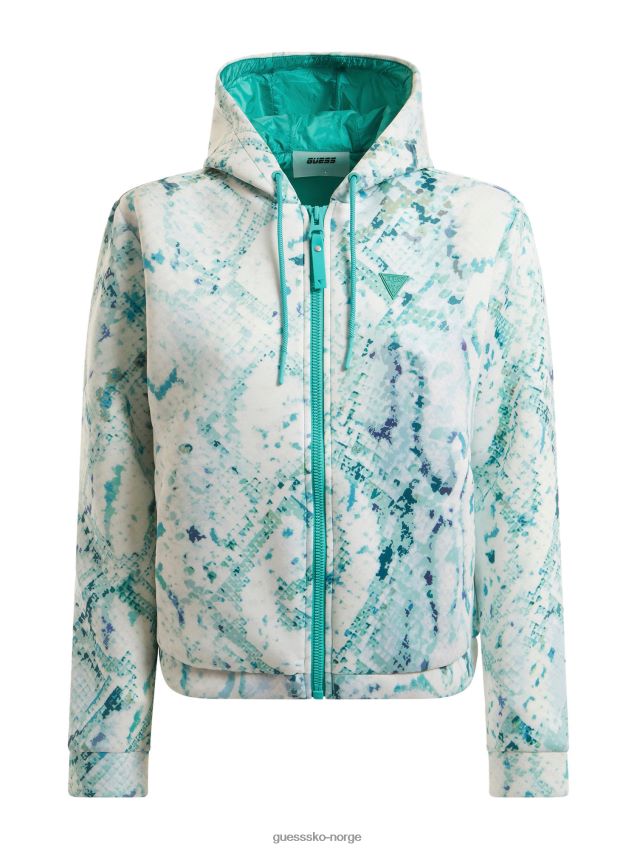 Guess flerfarget mønster animalier jakke flerfarget mønster unisex F0LJ804830