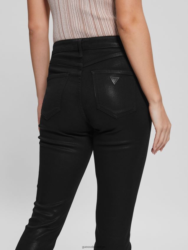 Guess 1981 belagt skinny jeans jet black multi jet black multi unisex F0LJ809234