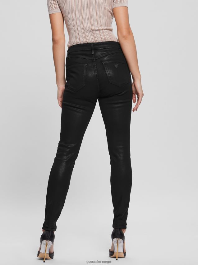 Guess 1981 belagt skinny jeans jet black multi jet black multi unisex F0LJ809234