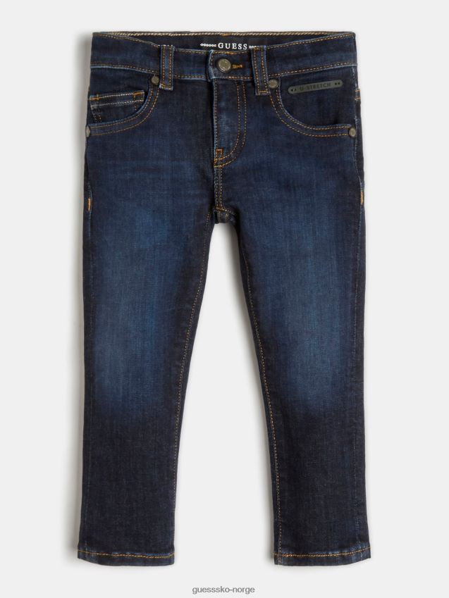 Guess blå mørk skinny fit jeans blå unisex F0LJ801724