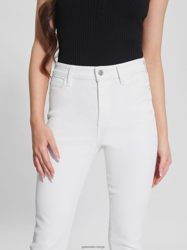 Guess ren hvit multi 1981 belagt skinny jeans ren hvit multi unisex F0LJ809352