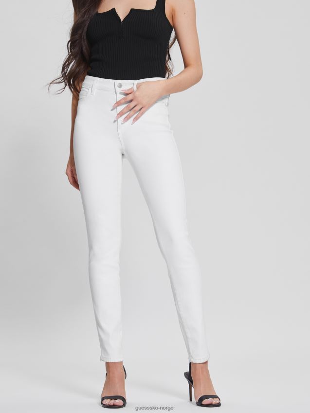 Guess ren hvit multi 1981 belagt skinny jeans ren hvit multi unisex F0LJ809352