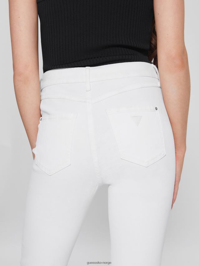 Guess ren hvit multi 1981 belagt skinny jeans ren hvit multi unisex F0LJ809352