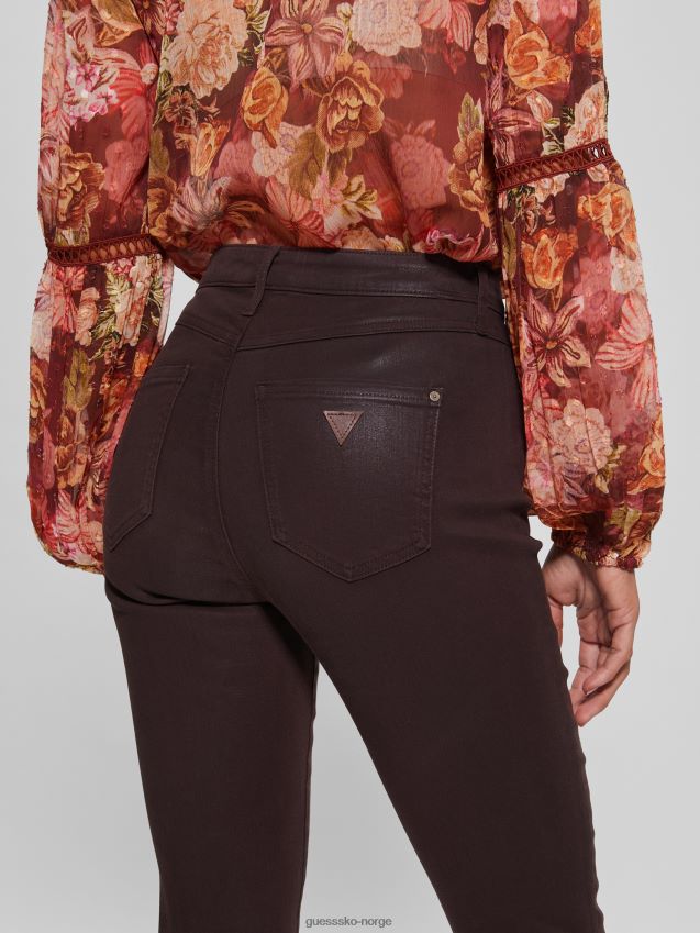 Guess rik brun multi 1981 belagt skinny jeans rik brun multi unisex F0LJ809148