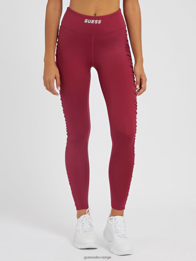 Guess draperte detaljer leggings lilla lilla unisex F0LJ804845