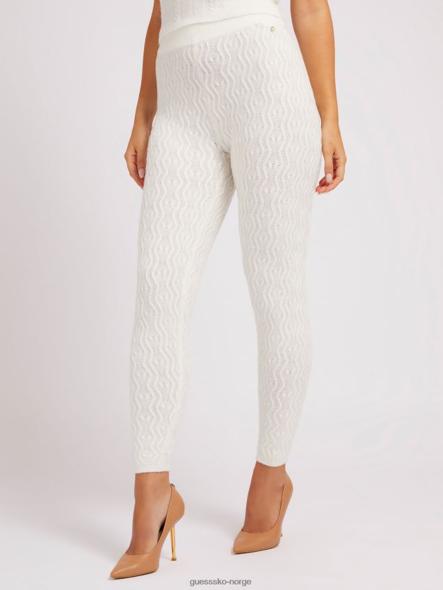 Guess kabler genser leggings hvit hvit unisex F0LJ802916
