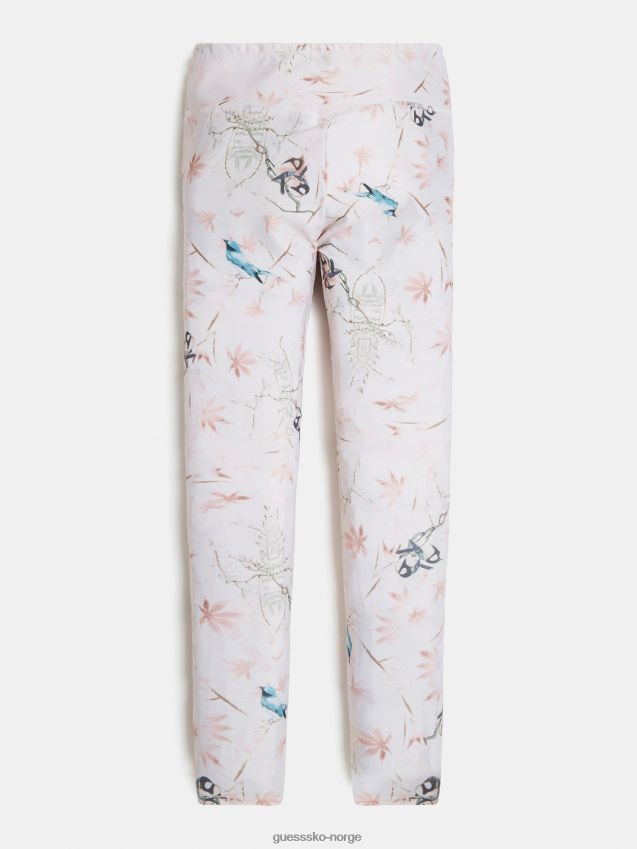 Guess legging med krem ​​over hele printet krem unisex F0LJ802181