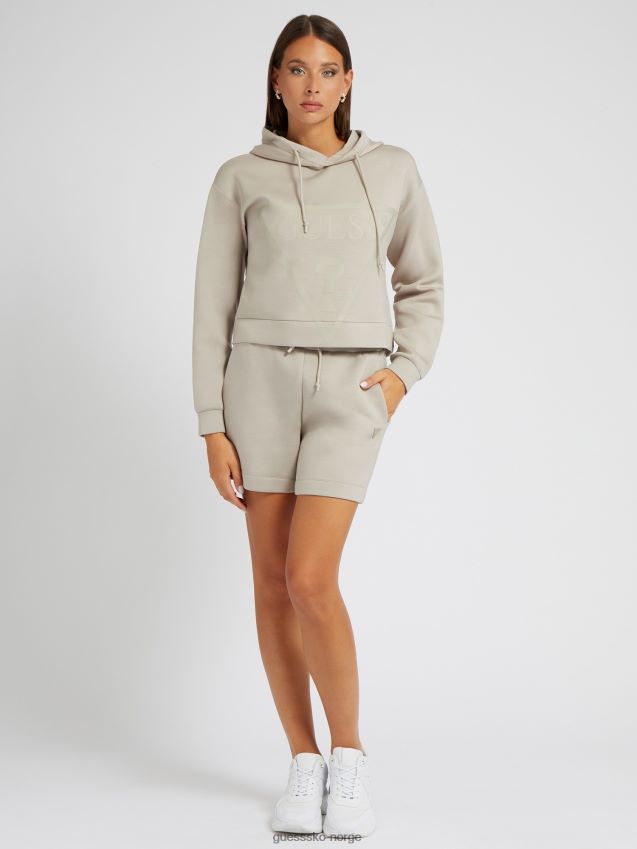 Guess side logo shorts beige beige unisex F0LJ802678