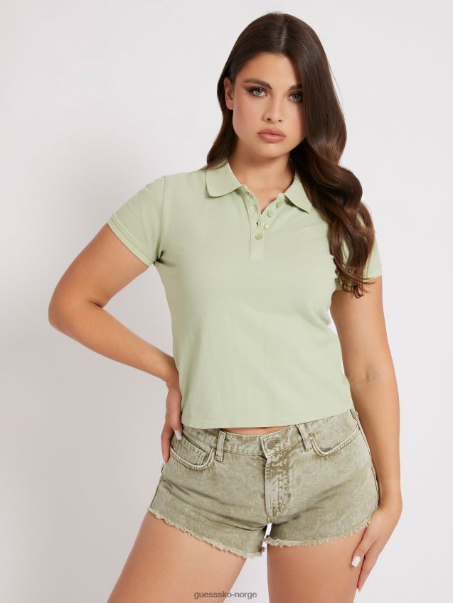 Guess grønn brodert logopolo grønn unisex F0LJ803843