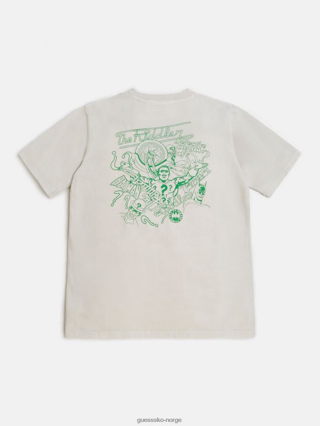 Guess beige oversize t-skjorte med batman-trykk beige unisex F0LJ802348