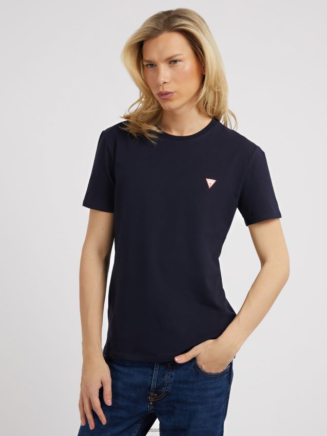 Guess slim fit t-skjorte blå blå unisex F0LJ80685