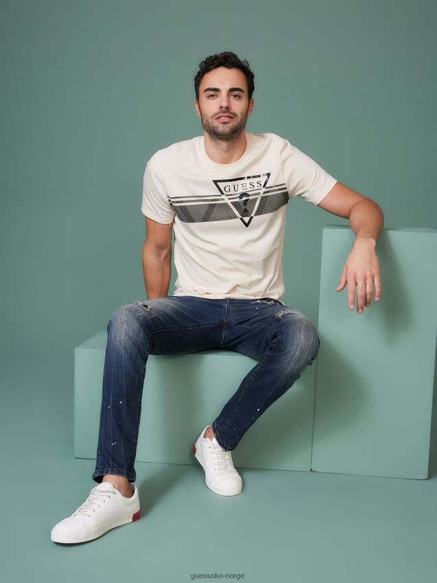 Guess chino pekah logo-t-skjorte chino unisex F0LJ808528