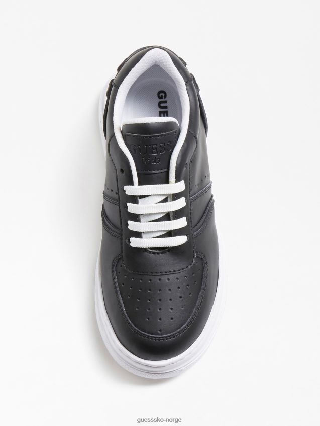 Guess alf joggesko med logo (27-34) svart svart unisex F0LJ802371